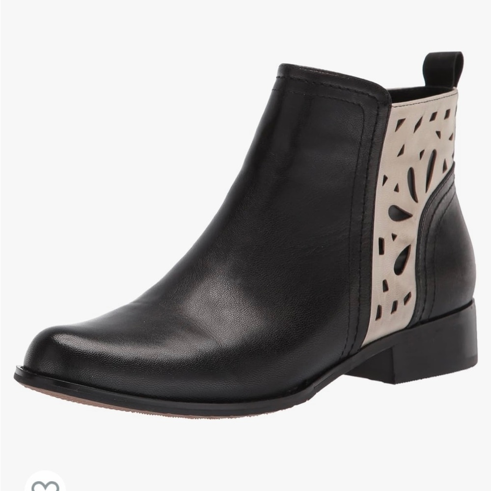 Spring Step Two Tone Ankle Boots